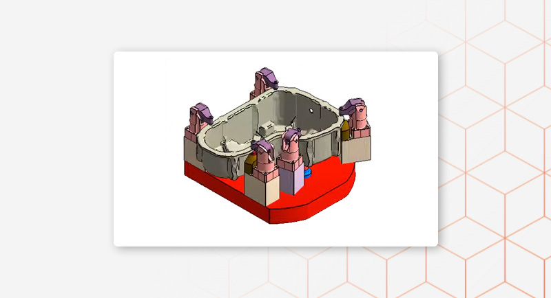 FE-Simulation von Spannvorrichtungen